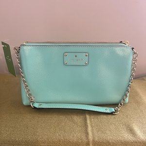 Kate Spade Aqua Shoulder Purse NWT